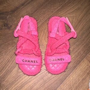 Pink Chanel Sandals